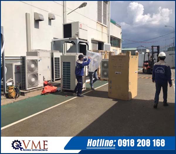 Thi công hệ thống điều hòa,<br> thông gió